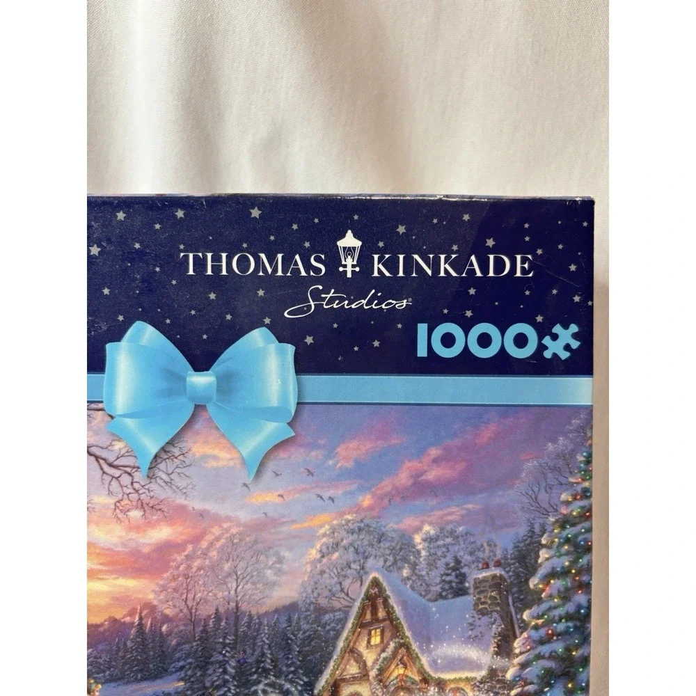 Ceaco Disney Thomas Kinkade Cinderella Bringing Home the Tree 1000 Piece Puzzle
